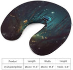 Neck Pillow, Soft Comfortable U Shape Memory Foam Travel Pillow - Image 2