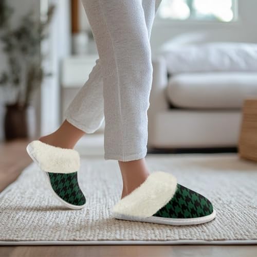 Cotton Slippers With Fluffy Edges House Slippers - Image 4
