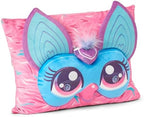Northwest Furby Wavy Pink Furby Silk Touch Throw Blanket 50 x 60 Inches with Plush Pocket Pillow 14 x 20 Inches - Comfy & Cozy Blanket & Pillow Set for Boys and Girls - Image 4