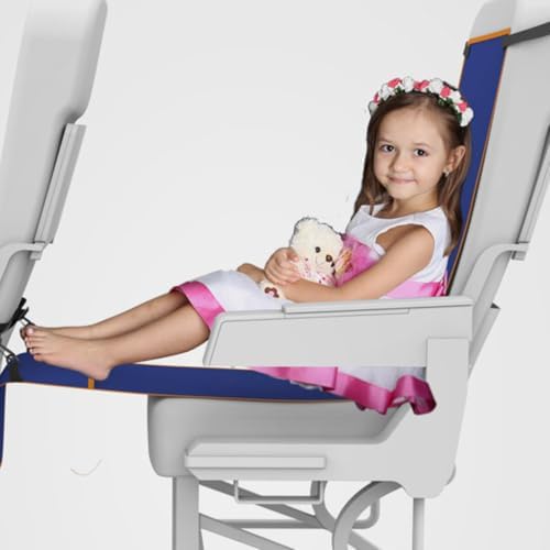 Portable Airplane Footrest Hammock Polyester Foldable Support for Travel - Image 4