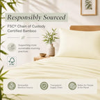 TOSMO Luxury Bamboo Viscose Pillowcase | Pillow Cases Standard Size - Image 3