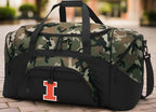 Large University of Illinois Camo Duffel Bag - Image 2
