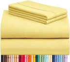 Full Size Sheets, Cooling & Soft Deep Pocket Bed Sheet Set, 4PC by LuxClub