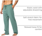 Pudolla Men's Cotton Yoga Sweatpants Athletic Casual Pants with Pockets - Image 4