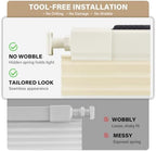 AOSKY No Drill Cordless Light Filtering Cellular Shade 36" W x 64" H Beige - Image 4