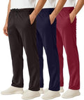 3 Pack Men's Mesh Sweatpants Open Bottom Lounge Workout Track Gym Pants by RealEssentials