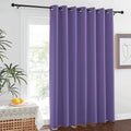 NICETOWN Blackout Lilac Purple Curtain 84 inches Long, Energy Saving Thermal Drape Grommet Sound Reducing Light Blocking Window Treatment for Baby Nursery Bedroom, 1 Panel, W100 x L84 by NICETOWN