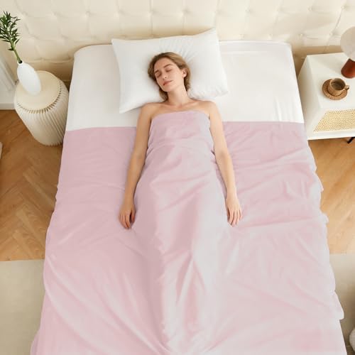 CULVE Bulk Full Microfiber Flat Sheets Only, 6 Pack (81x96,Pink) - Image 7