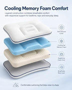 Kids Posture Pillow, Ergonomic Cervical Neck Support, Cooling Memory Foam - Image 6