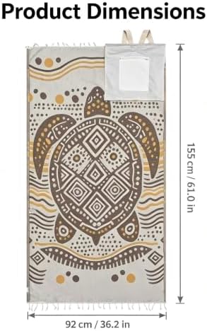 2-in-1 Convertible Beach Towel Bag with Interior Zip Pocket - Image 2