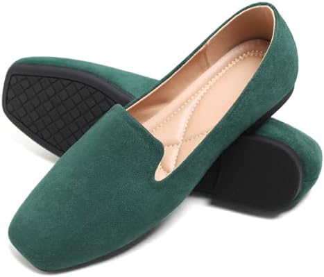 SAILING LU Women's Pointy Toe Ballets Flats PU Leather - Image 4