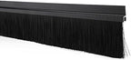 uxcell Door Brush Bottom Sweep h-Shape Aluminum Alloy Holder with 2.36-inch Black Nylon Brush, 1000mm x 80mm(Approx 39.37-inch x 3.15-inch) by uxcell
