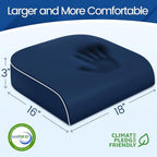 SweetSlubr Seat Cushion, Chair Pad, Memory Foam Tailbone Pain Relief - Image 2