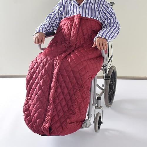 Fleece Lined Wheelchair Blanket, Wheelchair Warming Blanket Packable Nap Travel Accessories Warm Covers for Sofa Office Warmer by Unknown