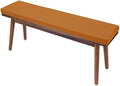 Picnic Bench Cushions 120x30x3cm(47.3x11.8x1.2in PU Leather Bench Cushion Thick Bay Window Seat Cushion Long Chair Pad for Dining Shoes Bench Settee Patio by Unknown