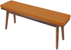Picnic Bench Cushions 120x30x3cm(47.3x11.8x1.2in PU Leather Bench Cushion Thick Bay Window Seat Cushion Long Chair Pad for Dining Shoes Bench Settee Patio by Unknown