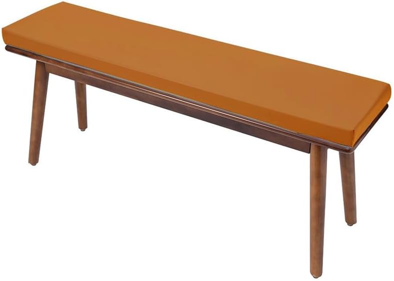 Picnic Bench Cushions 120x30x3cm(47.3x11.8x1.2in PU Leather Bench Cushion Thick Bay Window Seat Cushion Long Chair Pad for Dining Shoes Bench Settee Patio by Unknown