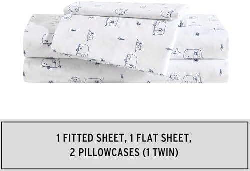 Eddie Bauer Kids - Twin XL Sheet Set with Elastic Fitted Sheet & Pillowcase - Image 4