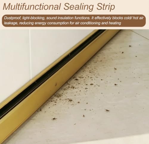 Light Blocking Automatic Drop Down Seal Strip for Door Bottom, Energy Saving Weather Stripping, Hotel, Apartment Door Draft Stopper - Image 4