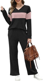 RUMIA Lounge Sets for Women Cozy Travel Matching Sweater Fall Outfits - Image 2