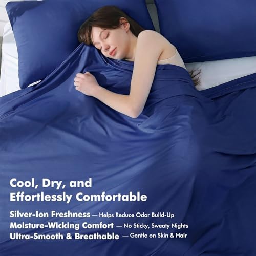 Elegear Silver-Infused Cooling Blanket for Hot Sleepers, Throw XL - Image 4