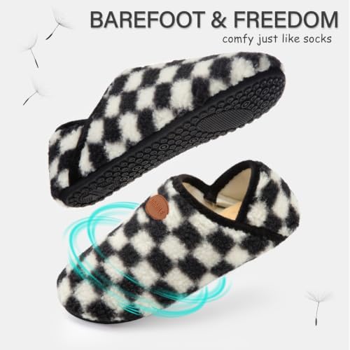ATHMILE House Slippers for Women Men Indoor Barefoot House Shoes Soft Socks - Image 3
