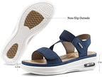 mysoft Women's Comfortable Walking Sandals Platform Wedge Ankle Strap - Image 5