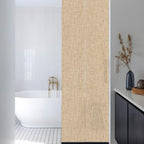 Window Privacy Film Frosted, Khaki Reusable Static Cling Window Tints, Rustic Farmhouse Solid Color Heat Control Windows Films for Offices, Balcony, 29.5 x 118 Inches - Image 3