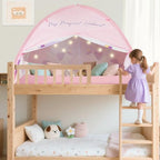 Twin Bed Tent for Kids, Twin Size Bed Canopy with Star Lights, Privacy Space Blackout Sleeping Tents, Indoor Breathable Portable Floor Bed Tent for Boys and Girls, Unicorn - Image 6