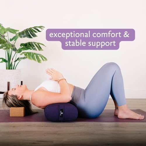 Hugger Mugger Standard Yoga Bolster - Firm, Supportive, Handmade, Durable - Image 3