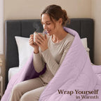 Utopia Bedding Twin Comforter, Duvet Insert, Lavender, 64 x 88 Inches - Image 5