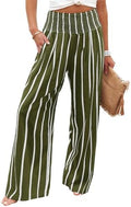 Angerella Womens Elastic High Waisted Palazzo Pants Casual Wide Leg Long Lounge Pant Trousers with Pocket by Angerella