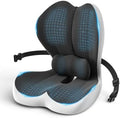 Large Car Seat Cushion with Lumbar Support Pillow for Long Sitting by Unknown