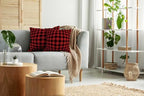 EMMTEEY Checked Pillow Covers 26x26 Throw Pillow Cover Set of 2 - Image 5
