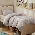 Bedsure Twin/Twin XL Duvet Cover, Soft Double Brushed Bedding Set, Taupe by BEDSURE
