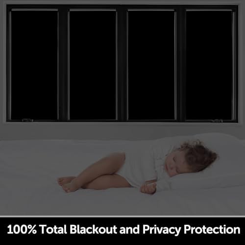 HIDBEA Mirror Blackout Window Film, 100% Light Blocking,29.5in x 6.5ft - Image 5