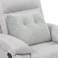 Back Support Pillow for Recliner Soft Dual Layer Lumbar Support Pillow with Shredded Memory Foam Ergonomic Orthopedic Couch Lumbar Cushions for Elderly Lower Back Pain Relief Light Grey by TANYOO