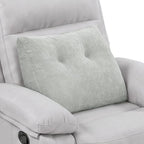 Back Support Pillow for Recliner Soft Dual Layer Lumbar Support Pillow with Shredded Memory Foam Ergonomic Orthopedic Couch Lumbar Cushions for Elderly Lower Back Pain Relief Light Grey by TANYOO