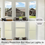 HIDBEA Frosted Glass Window Privacy Film,Static Cling 35.4 in x 8.2 ft - Image 3