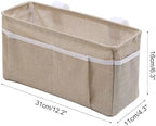 2Pcs Portable Bedside Hanging Caddy (Beige ) - Image 2