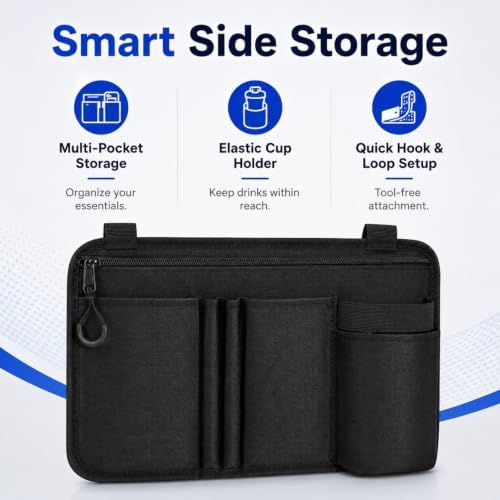Wheelchair Side Bag for Quantum Rehab Edge 3 Stretto 2020+ - Image 2