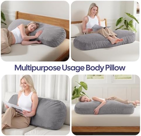 20x54 Body Pillow for Adults, Long Body Pillow for Bed - Image 4