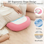 Pregnancy Pillows for Sleeping, Memory Foam Cooling Maternity Wedge Pillow - Image 3