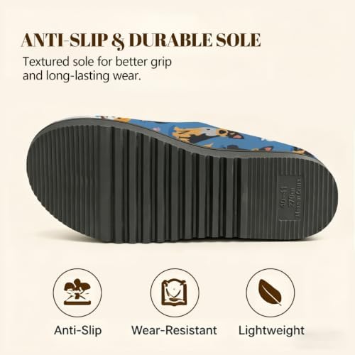 Slippers for Women Men, Memory Foam House Shoes - Image 2