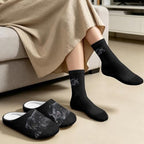 Jeiento Womens Fuzzy Slipper and Socks Winter Warm Gifts for Mom,Wam Cozy Indoor Socks Comfort Home Shoes - Image 3