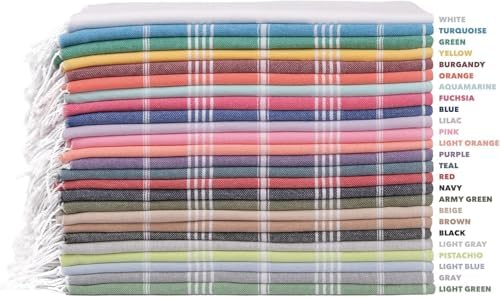 HAVLULAND Oversized Beach Towels, Pack of 4, 72" x40" Striped 100% Cotton - Image 2