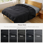 Bedsure Duvet Cover King Size, 1Pc Soft Double Brushed Bedding, Black - Image 6