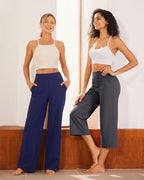 G4Free Yoga Pants for Women Wide Leg Pants with Pockets High Waisted - Image 2