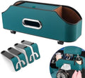 Car Seat Back Organizer with Cup Holders, Tissue Box & Hooks, Navy Blue by HALOYiVGO