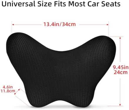 Definitely Comfy Car Headrest Pillow, Car Neck Pillow with Adjustable Strap - Image 2